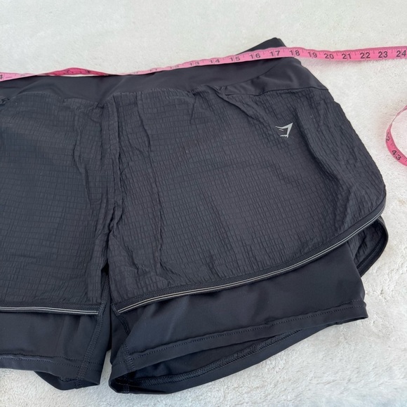 Gymshark Speed 2 in 1 Shorts Training Running Black Women’s  XXL - Picture 7 of 8